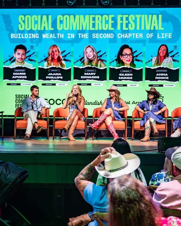Live panel on stage